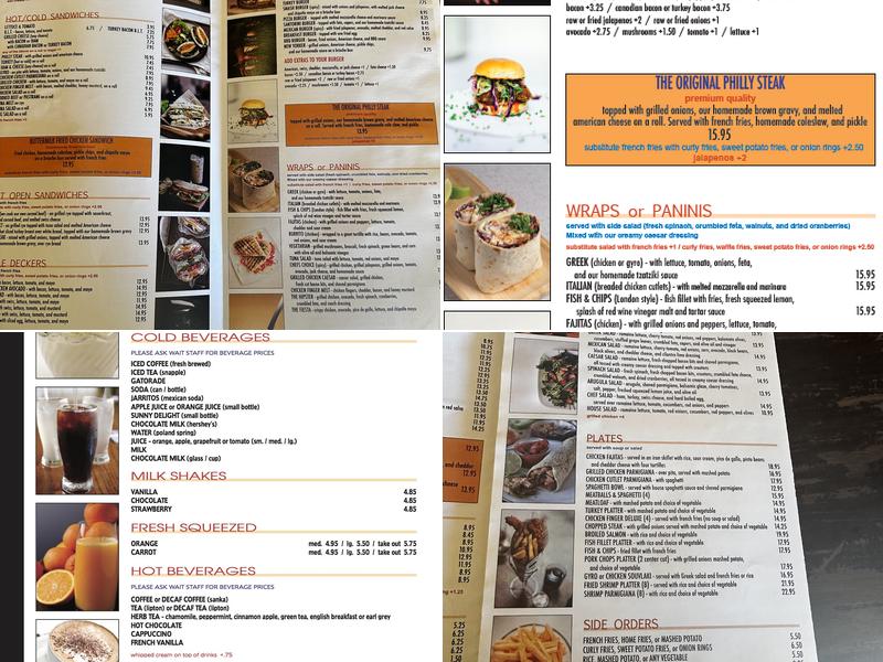 Faros Restaurant Menu