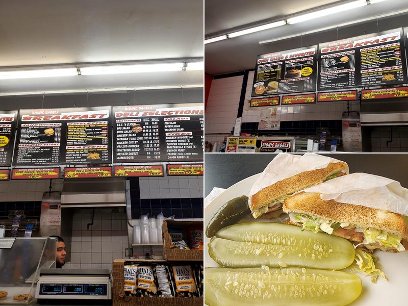 Bionic Bagels Menu