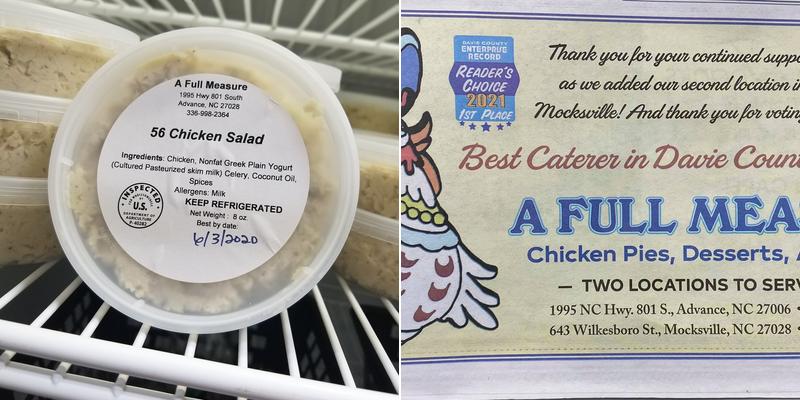 A Full Measure Catering Menu