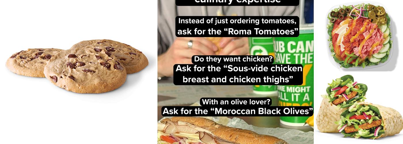 Subway Menu