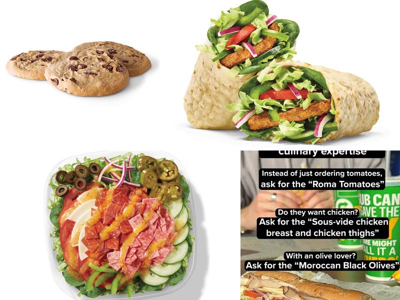 Subway Menu