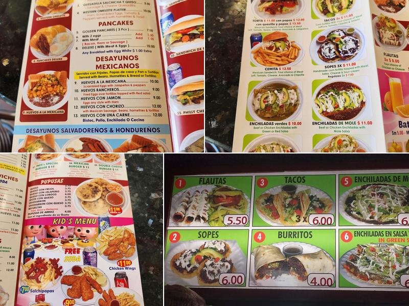 Ines Bakery Menu