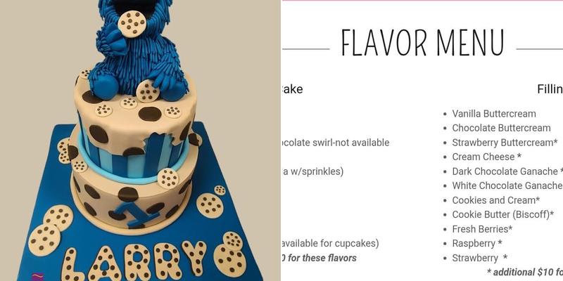 Sweetland Cakery - Custom Cakes for All Occasions Menu