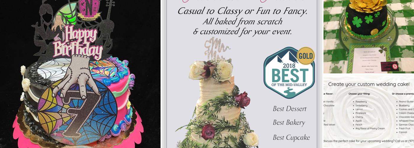 Michelle Ashley Custom Cakes Menu