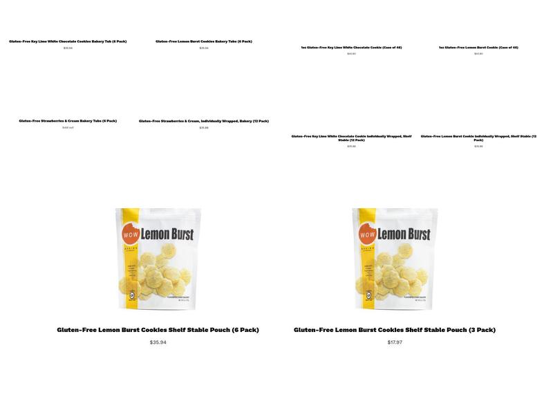 Wow Baking Company Menu