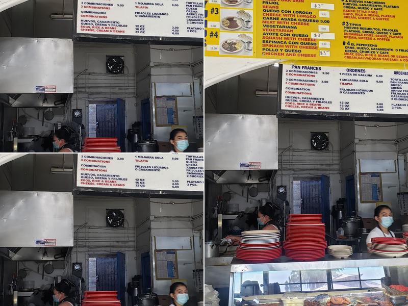 Panaderia El Salvador Menu