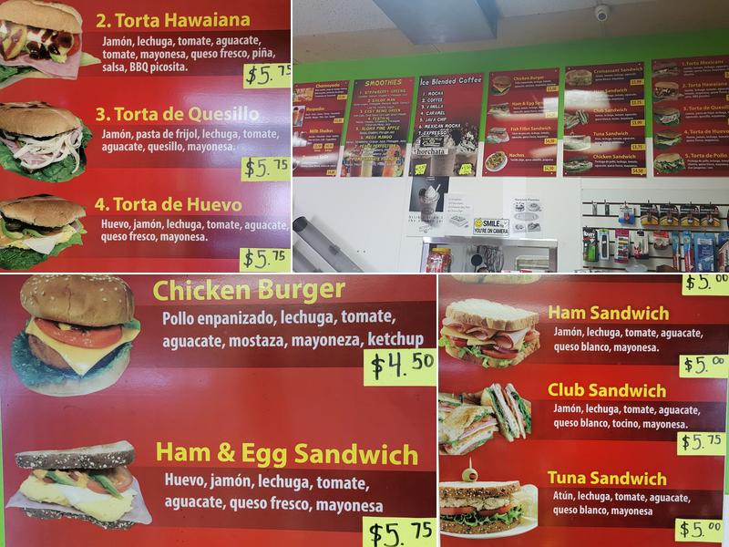 La Soledad Bakery Menu