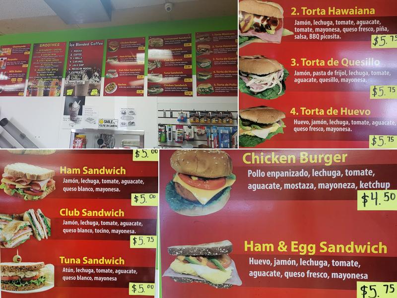 La Soledad Bakery Menu