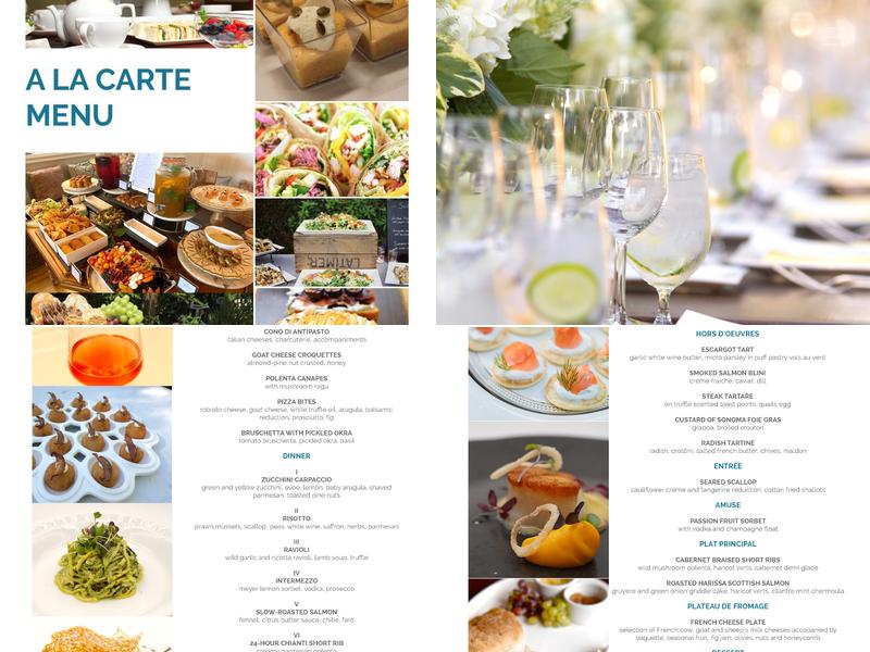 Bite Catering Couture Menu