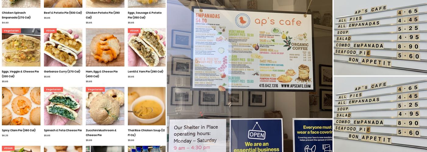 AP’S CAFE Menu
