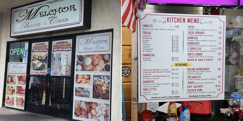 Melchor Bakery Menu