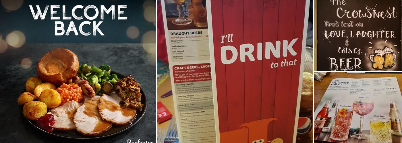 Crows Nest Beefeater Menu