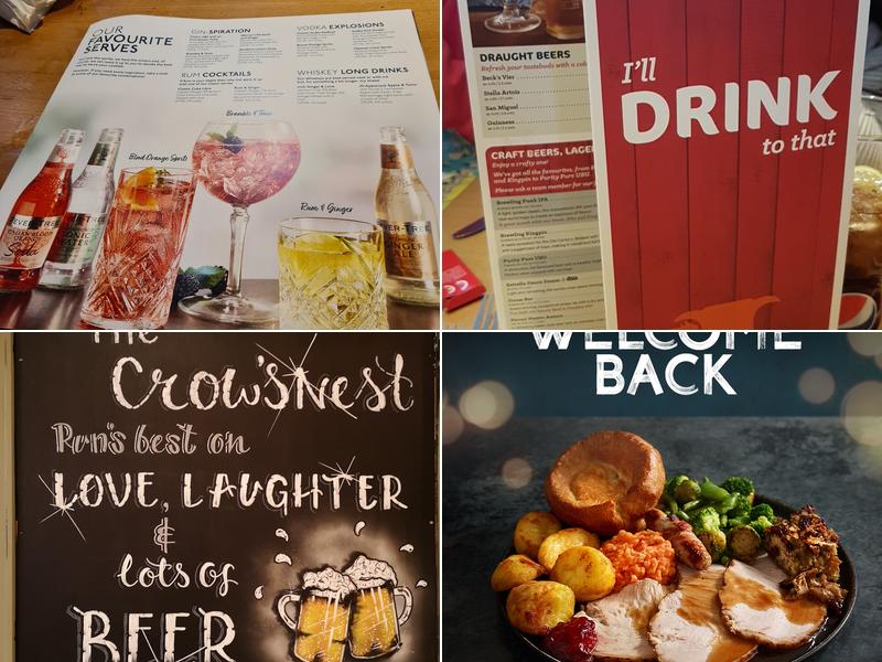 Crows Nest Beefeater Menu