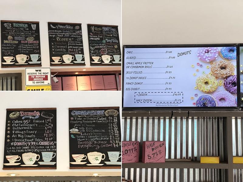 Better-Be Donuts Menu