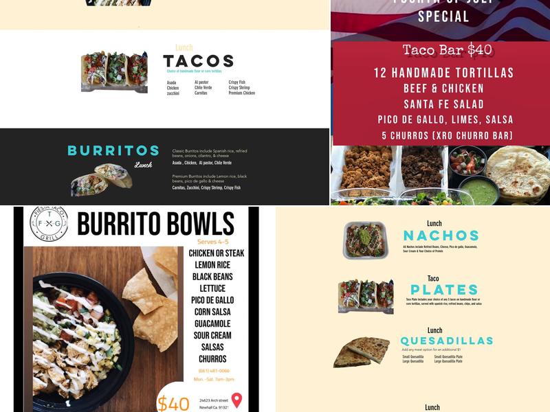 Fiesta Taco Grill Menu