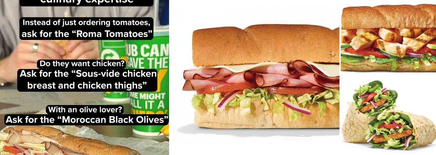 Subway Menu