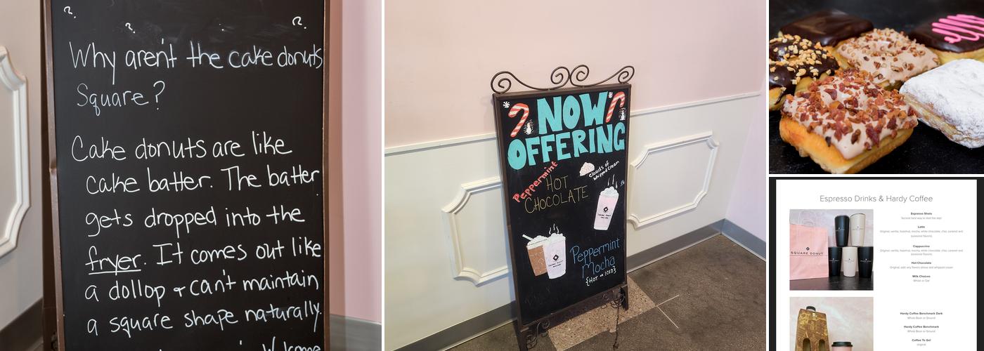 Square Donut Menu