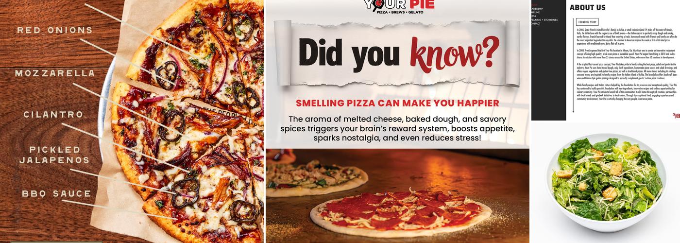 Your Pie Pizza Menu