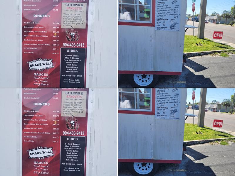 Kings Barbque Menu