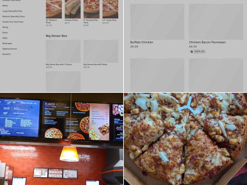 Pizza Hut Menu