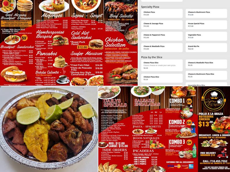 Sajoma Menu