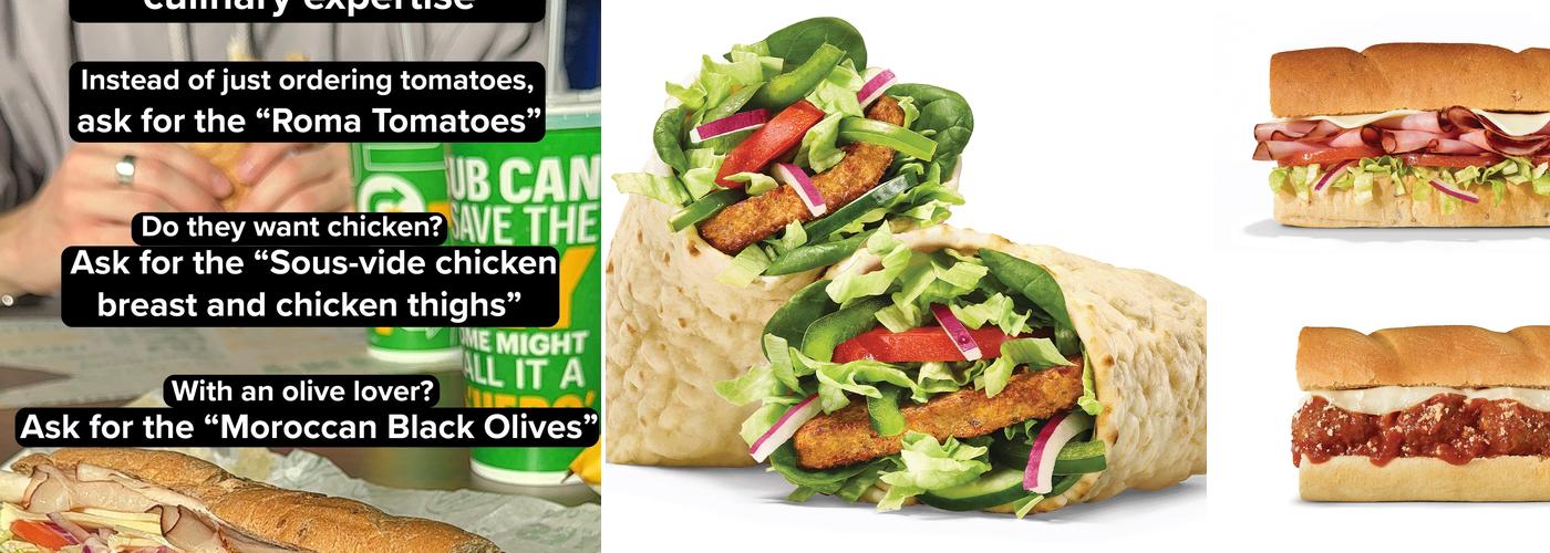 Subway Menu