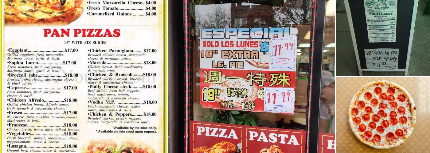 Buonissima Pizza Pasta Menu