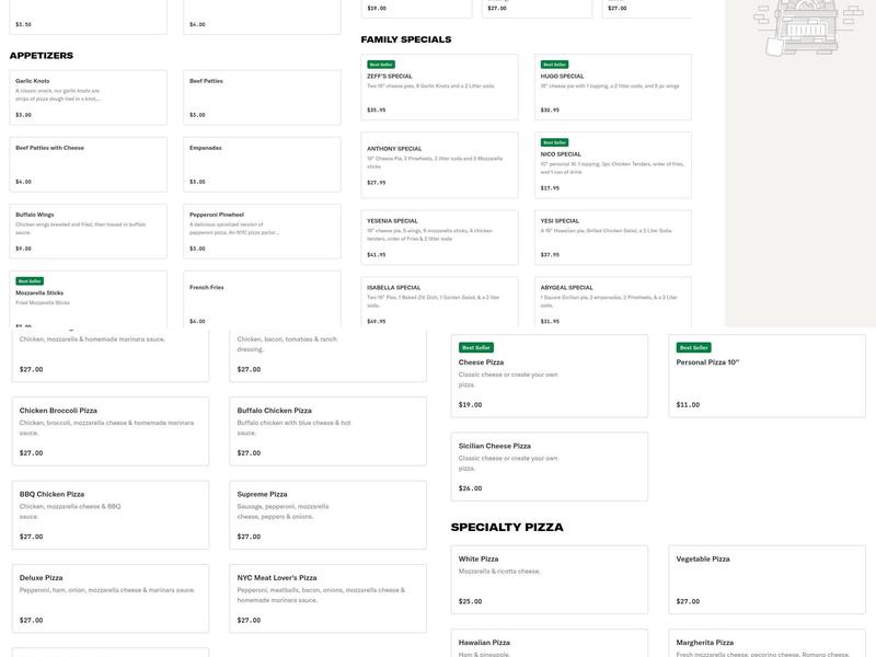 Zeff's Menu