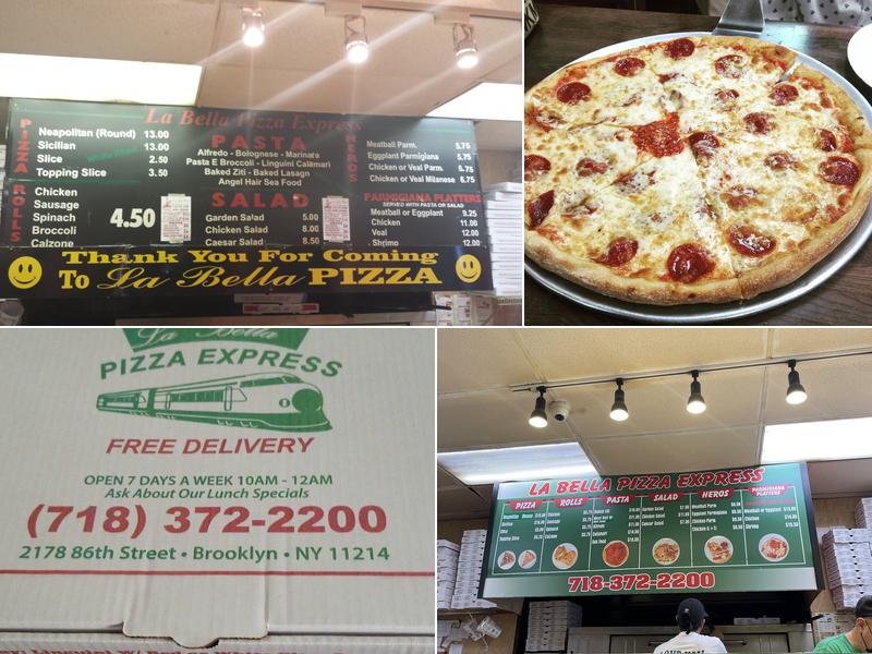 La Bella Pizza Express Menu