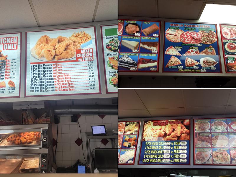 Crown Fried Chicken & Pizza Menu