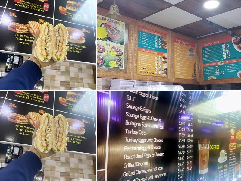 Ocean Deli And Grill Inc Menu