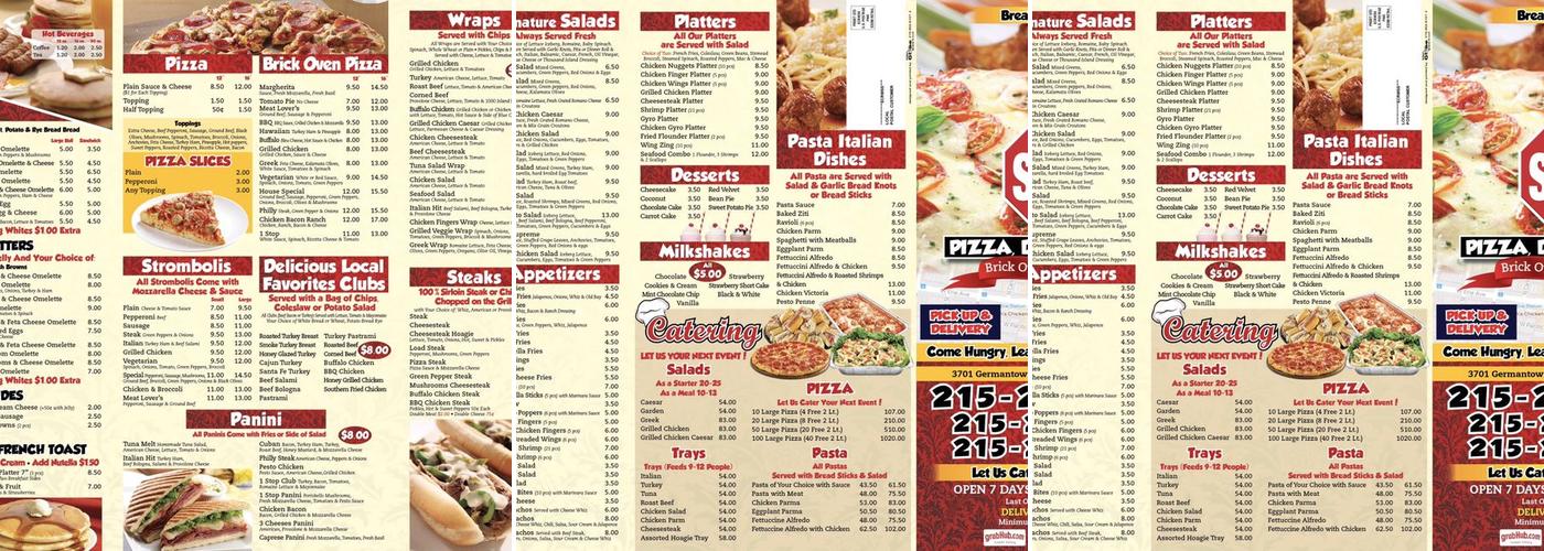 1 Stop Deli & Grocery Menu