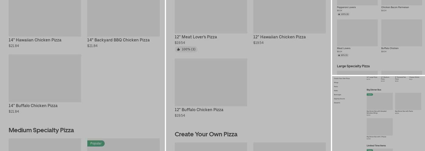 Pizza Hut Menu