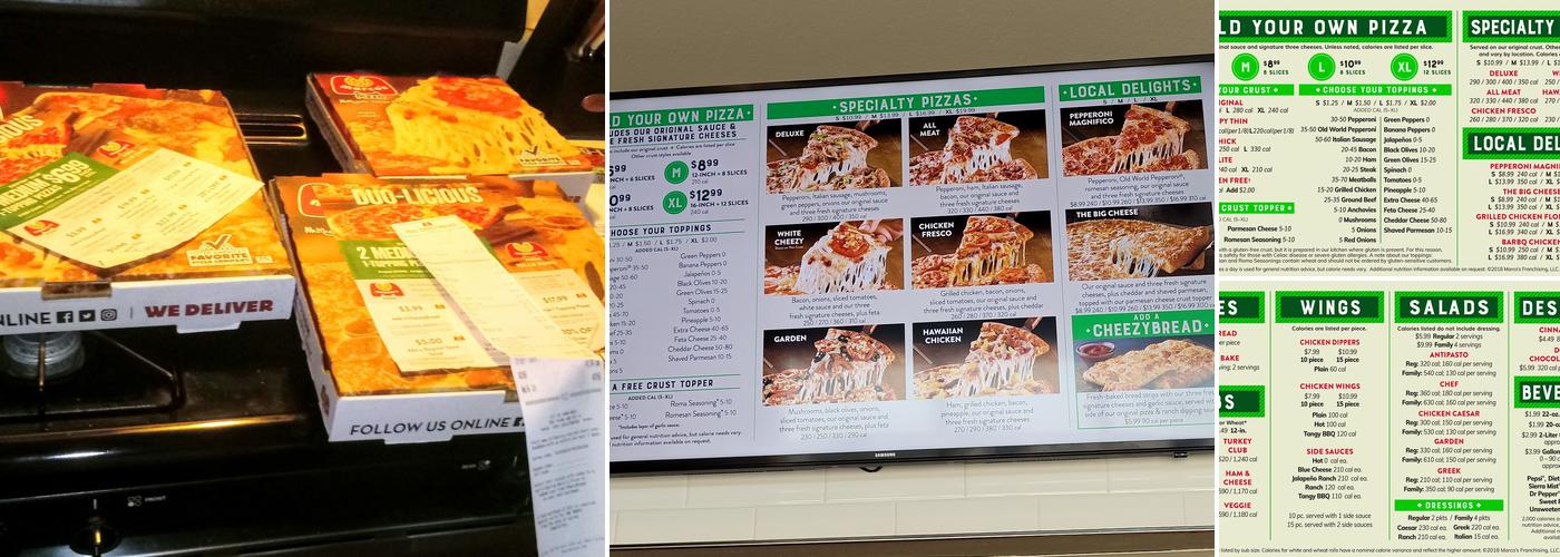 Marco's Pizza Menu