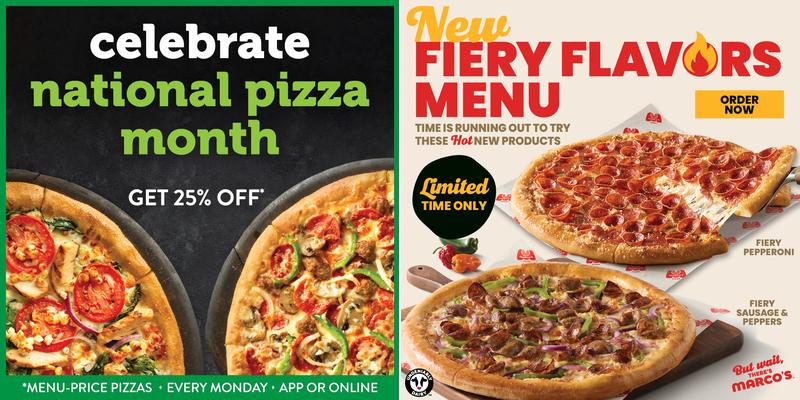 Marco’s Pizza Menu