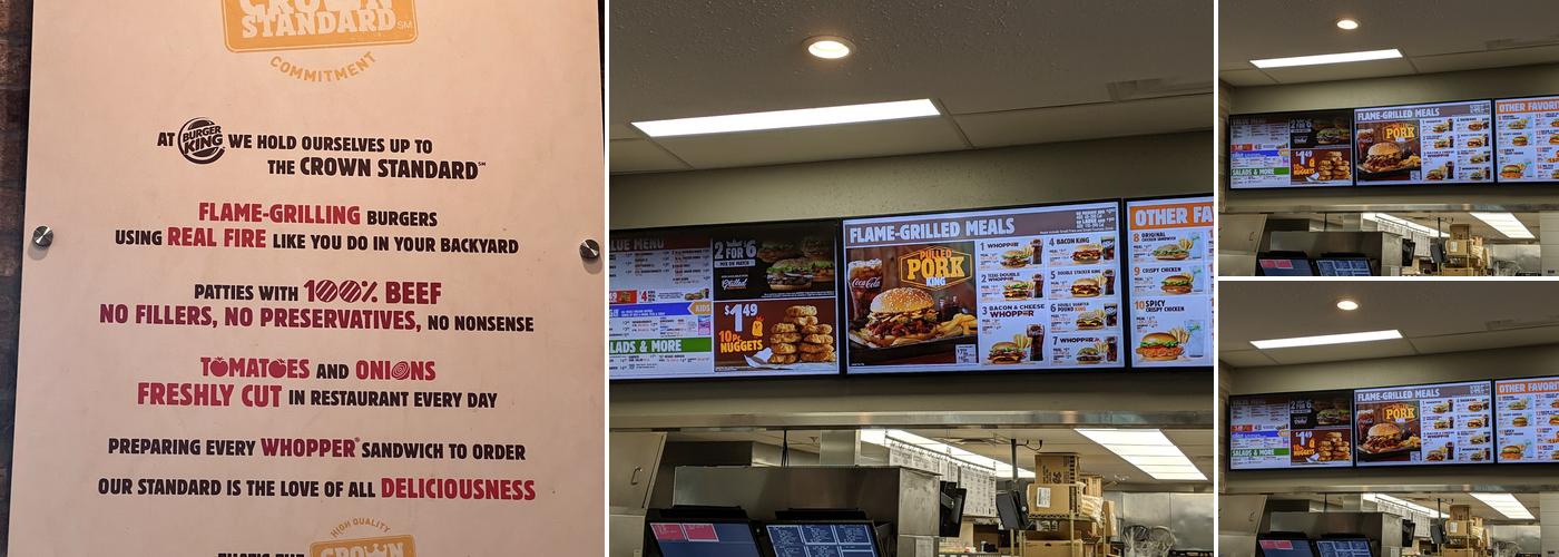 Burger King Menu