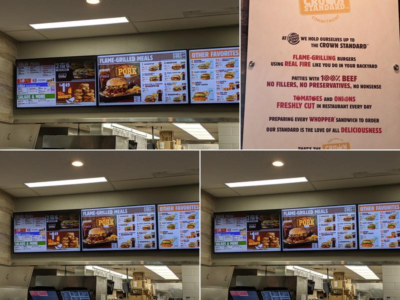 Burger King Menu