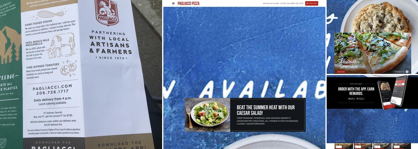 Pagliacci Pizza Menu