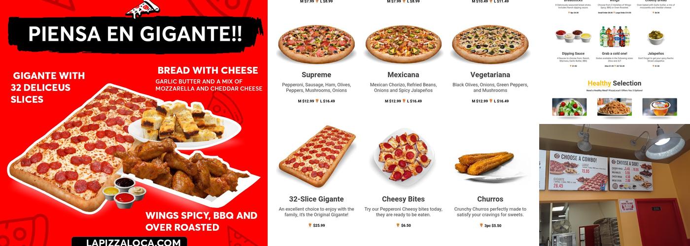 Pizza Loca Menu