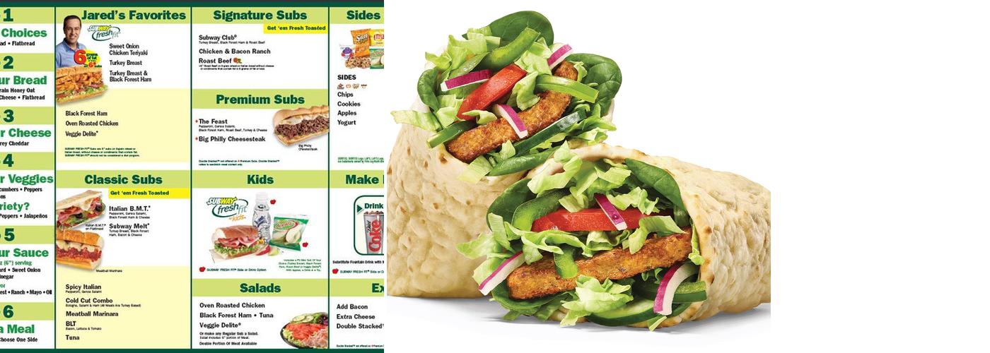 Subway Menu