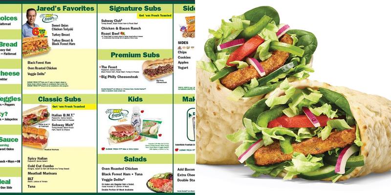 Subway Menu