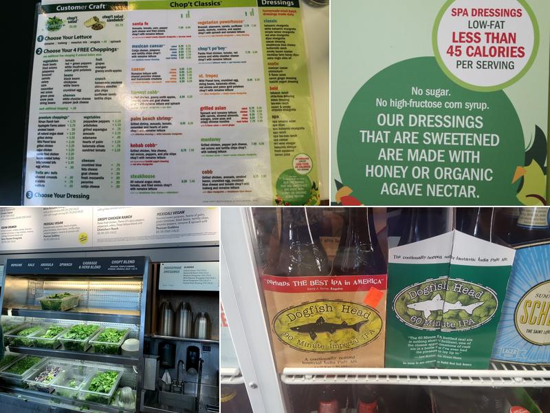 Chopt Creative Salad Co. Menu