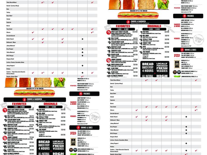 Jimmy John's Menu