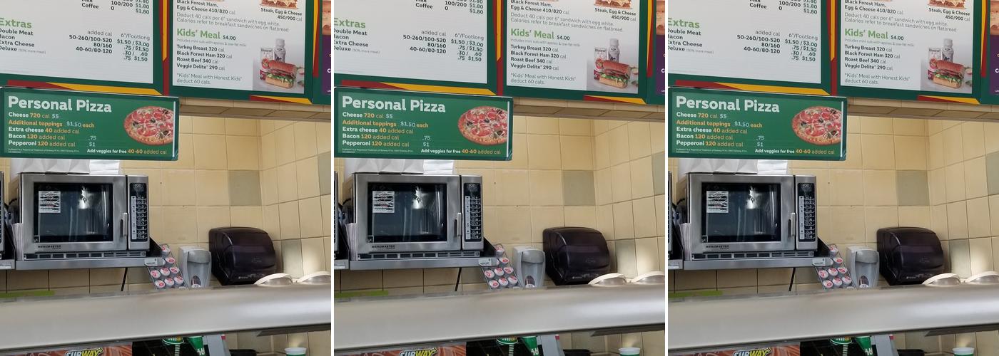 Subway Menu
