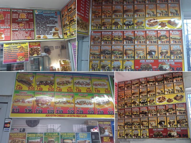 Super Sub & Gyro Inc Menu