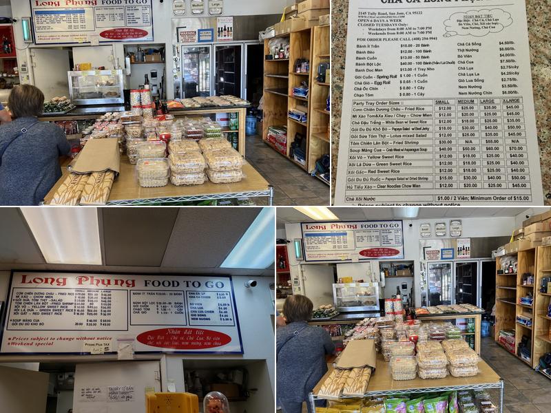 Cha Ca Long Phung Menu