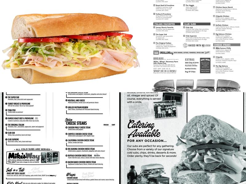 Jersey Mike's Subs Menu