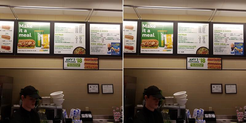 Subway Menu