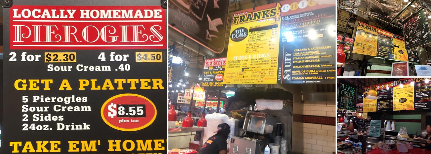 Famous Franks A-lot Menu