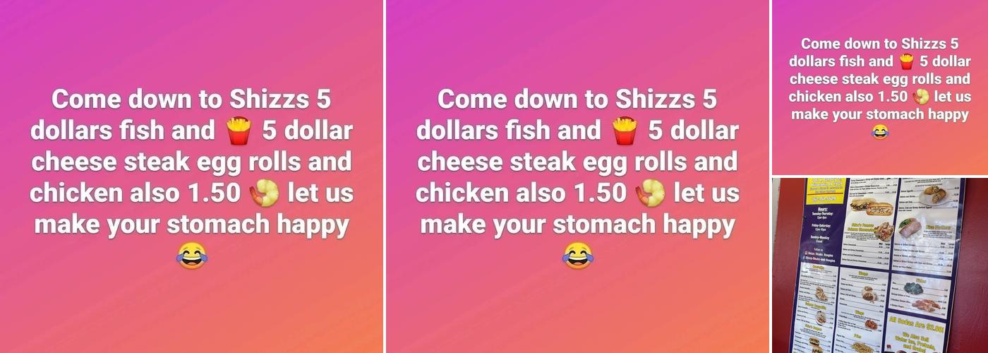 SHIZZ'S STEAKS AND HOAGIES Menu